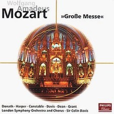 Mozart [CD] Große Messe c-moll, KV 427, c-dur KV 257 (Philips) Donath, Harfe...