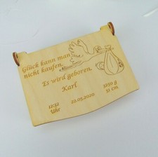 Geschenk zur Geburt Schatulle