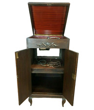 Grassmann Elektro Grammophon Schallplattenspieler Turntable Schrank 1926-1945