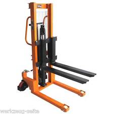 Qteck-Hochhubwagen-Gabelstapler-Deichselstapler-manuell-500 kg-1150mm-Hub-BWare