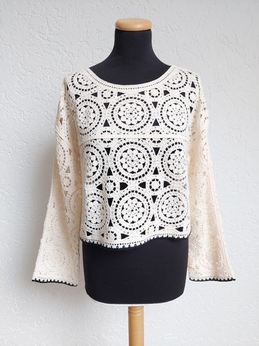 Creme beige häkel - beige, sommer