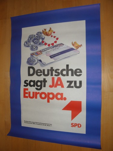 Vintage spd wahlplakat - spd-wahlplakat,