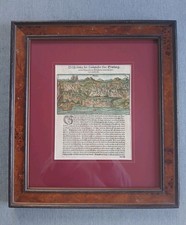 Holzschnitt der Stadt