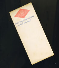 " Sinziger Mineralwasser " Echt Kauf Laden Rechnungsblock ~ 1959 Sinzig am Rhein