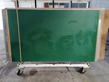 Emailleblech Glasersatz Schultafel 200x120cm Sandwichaufbau 5mm Druck 5cm Karo