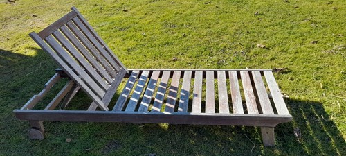 Rollliege aus holz braun - holz,
