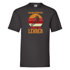 Ich bin geprüfter Apres ski Lehrer | Hütten Party T-Shirt Schwarz