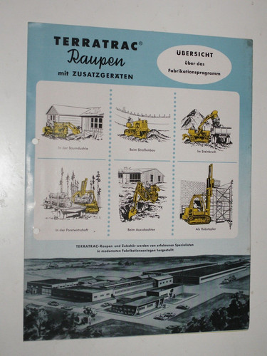 Vintage terratrac raupen - terratrac,