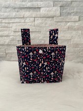 Lenkertasche „Pilze blau“