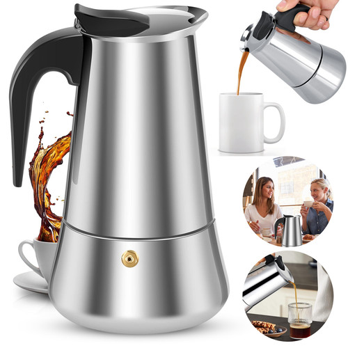 Neu edelstahl espressokocher - neu,