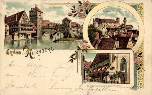 Litho nürnberg - nürnberg, in