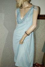 GRAZIELLA Unterkleid Nylon Spitzenpassen bezaubernd Vintage Gr. 44