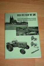 org. Deutz Bedienungsanleitung