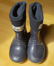   Gummistiefel ,  gefüttert , Gr. 22/23 , blau , 