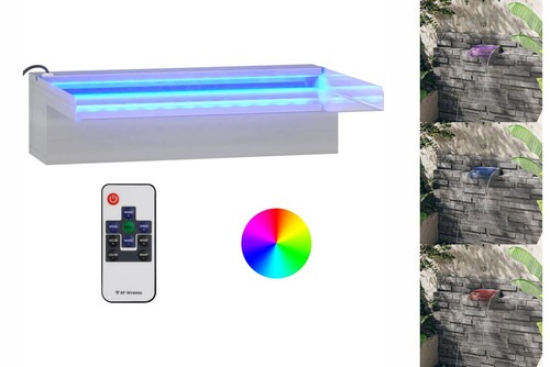 Wasserfall element mit rgb - mit,