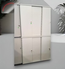 Hali Schrank  Aktenschrank Büroschrank Schiebetüre weiß 6-OH 80x228 Büro as0290