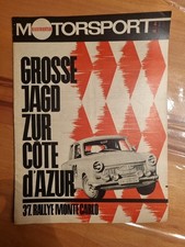 DDR Illustrierter Motorsport 4/68 Rallye Monte Carlo, BMW 2002