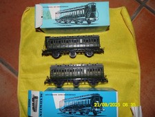 2 x Märklin H0 Abteilwagen /Preußenwagen 4004 , 4005 OKT