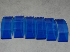 Lego Space Classic 6x Futoron Panel  2408 Trans blue 10x6x11 Monorail 6990 kg