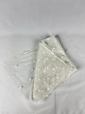 White Soft Mesh with Love Hearts - (1.1m2)