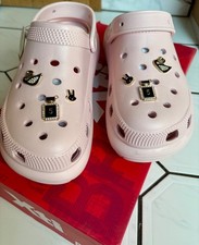 XTI Clogs nude Charms Crocs Pantolette schwarz 40 Aktuell NEU OVP