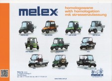 Melex range with homolagotion (made in Poland) _2018 Prospekt / Brochure 