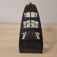 Fernbedienungsständer Fernbedienungshalter Fernbedienungsablage Metall Schwarz