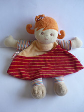 Sterntaler Schmusetuch Mädchen ca.26 cm. in Orange/Rot