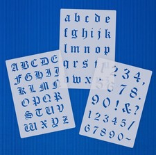 Buchstaben 3cm 3 5cm - ca.,