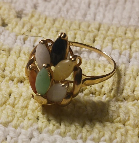 Vintage mehrfarbiger cabochon - vintage,