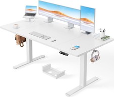 ErGear Elektrischer Schreibtisch 160x80cm Höhenverstellbar 100KG Leise Motor