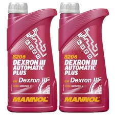 2L MANNOL DEXRON III 3 H G F ATF ÖL AUTOMATIK GETRIEBEÖL SERVOÖL SERVOLENKUNGS