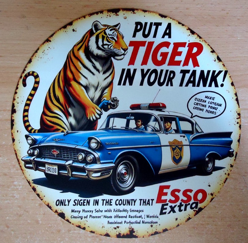 Esso extra put - put, tiger