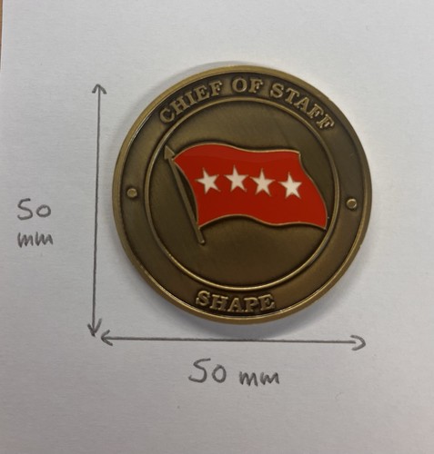 Coin nato chief staff - nato, shape