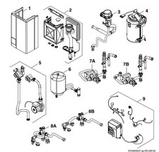 Ersatzteile für Buderus Gas Brennwerttherme GB 122
