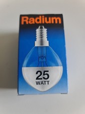 Radium D25W KVSI TROPFEN E14 25W KUPPENVERSPIEGELT SILBER Glühlampe DIMMBAR