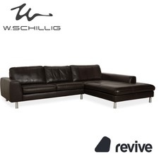 Willi Schillig Leder Ecksofa