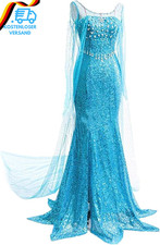 Damen Prinzessin Elsa Kleid