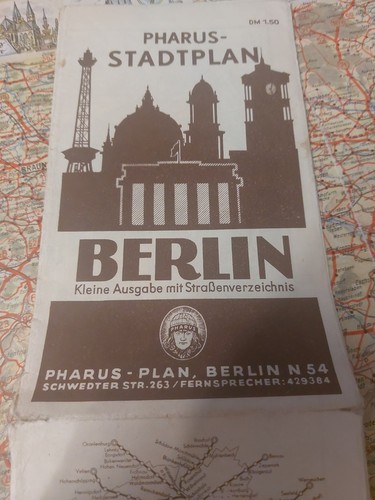 Stadtplan berlin 1949 1961 - berlin, 1949-1961