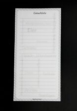 Einkaufsliste, Einkaufszettel