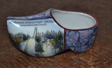 Andenken-Porzellan-Schuh Johanngeorgenstadt Erzgebirgsschanze FFN Großbreitenb.