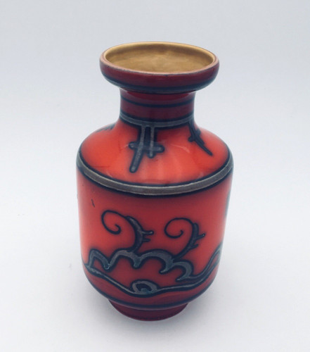 Vintage orange flora gouda - orange,