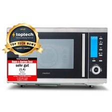 MEDION MD 15501 4in1 Mikrowelle mit Grill Heißluft Ofen 25L 2500W LCD-Display
