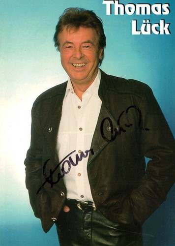 Autogrammkarte thomas lück - autogrammkarte,