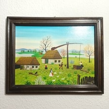 Acryl Gemälde Naiv Original