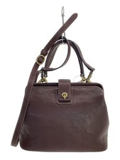 Tsuchiya Kaban Schultertasche Leder Braun Uni Alltag Tragen Crossbody Robust