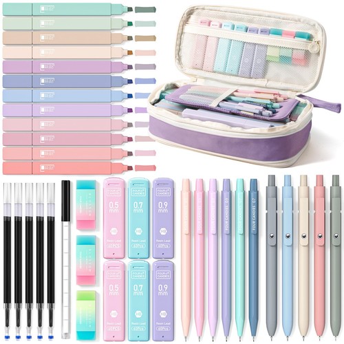 Schulsachen set mäppchen lila - schulsachen,