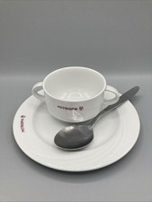 Original Mitropa Geschirr - Serie Donna Suppentasse mit Teller und Löffel