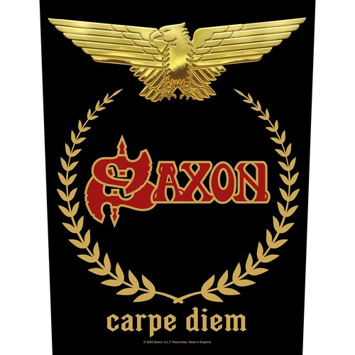 Saxon carpe diem backpatch - -,