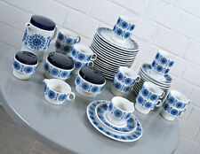 Thomas Porzellan blaues Dekor verschiedene Teile Vintage RAR